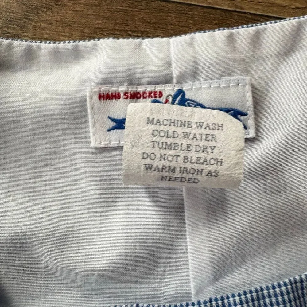 Silly Goose Boys 12M Raggedy Ann Andy Smocked John John Romper Preppy Boardwalk